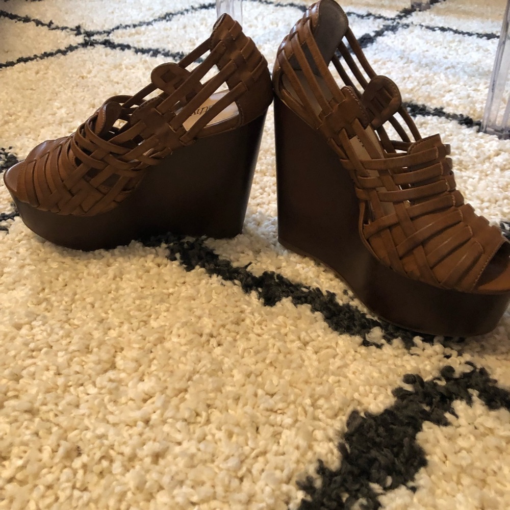 New Cathy Jean wedge heels, size 6